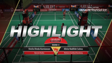 Sheila Dinda Kurniawan (Djarum Kudus) VS Alivia Nadifah Salma (Mutiara Cardinal Bandung)