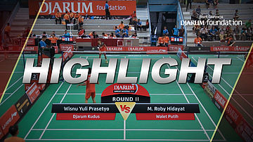 Wisnu Yuli Prasetyo (Djarum Kudus) VS M. Roby Hidayat (Walet Putih)