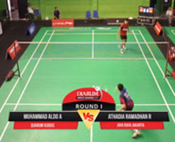 M Aldo (Djarum Kudus) VS Athadia R (Jaya Raya Jakarta)