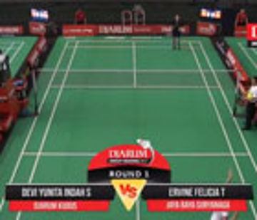 Ervine Felicia T (Jaya Raya Jakarta) VS Devi Yunita Indah S (Djarum Kudus)