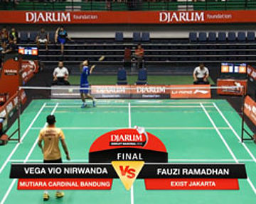 Fauzi Ramadhan (EXIST JAKARTA) VS Vega Vio Nirwanda (MUTIARA CARDINAL BANDUNG)