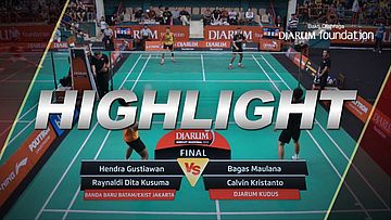 Hendra Gustiawan/Raynaldi Dita Kusuma (Banda Baru Batam/Exist Jakarta) VS Bagas Maulana/Calvin Kristanto (Djarum Kudus)