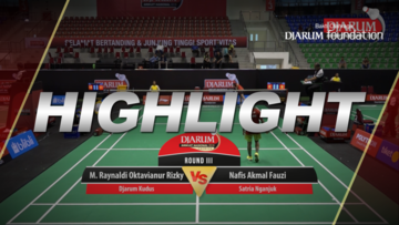 M. Raynaldi Oktavianur (Djarum Kudus) VS Nafis Akmal Fauzi (Satria Nganjuk)