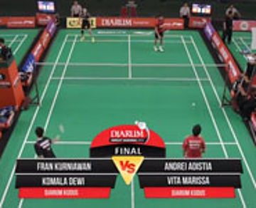 Fran K/Komala Dewi (Djarum Kudus) VS Andrei Adista/Vita Marissa (Djarum Kudus)