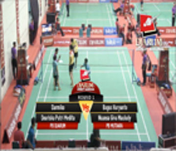 Darmiko / Deariska Putri Medita (PB DJARUM) vs Bagus Haryanto / Nuansa Giva Mauludy (PB MUTIARA)