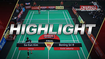 Ga Eun Kim (Korea) VS Bening Sri R (Exist Jakarta) 