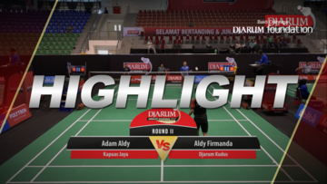 Aldy Firmanda (Djarum Kudus) VS Adam Aldy (Kapuas Jaya)