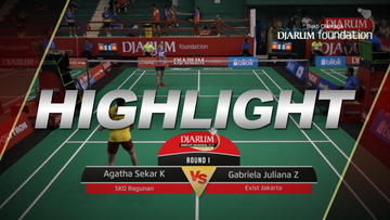 Agatha Sekar Kinanti Putri (Sekolah Khusus Olahraga Ragunan) VS Gabriela Juliana Zefanya (Exist Jakarta)