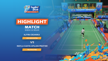 Highlight Match Day 2 - Alfira Deanika (Jaya Raya Satria) vs Mayla Cahya Afilian Pratiwi (Pelatnas PBSI)