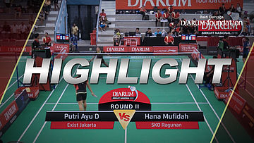 Putri Ayu D (Exist Jakarta) VS Hana Mufidah (SKO Ragunan)