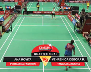 Ana Rovita (PERTAMINA FASTRON) VS Vehrenica Debora Rumate (TANGKAS JAKARTA)