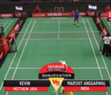 Kevin (Matthew Jaya) VS Harshit Anggarwal (India)
