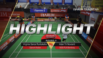 Virginia Sarce Runtukahu (Djarum Kudus) VS Intan Tri Novianti Syaadah (SGS PLN Bandung)
