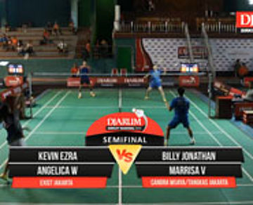 Kevin Ezra/Angelica W (Exist Jakarta) VS Billy J/Marrisa V (Candra Wijaya/Tangkas Jakarta)