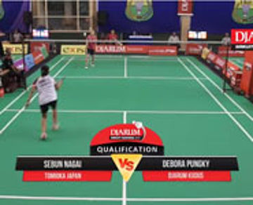 Sebun Nagai (Tomioka Japan) VS Debora Pungky C (Djarum Kudus)