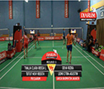 Thalia Clara Rossa Lomban / Tutut Novi Rosita (PB DJARUM) VS Deha Rizka / Lioni Citra Agustin (LARISA BADMINTON JAKARTA)