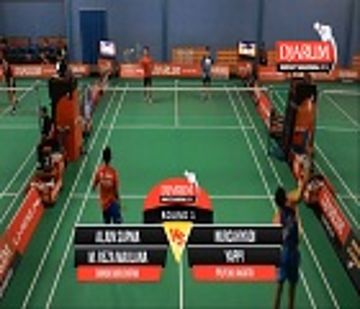 Aljun Sapma/M Reza Maulana (BANDA BARU BATAM) VS Nurcahyadi/Yappi (PPLP DKI JAKARTA)