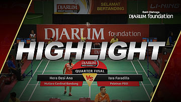 Hera Desi Ana Rachmawati (Mutiara Cardinal Bandung) VS Isra Faradilla (Pelatnas PBSI)