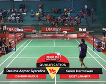 Desima Aqmar Syarafina (Djarum Kudus) VS Karen Darmawan (Exist Jakarta)