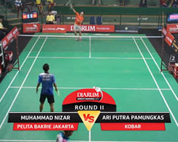Muhammad Nizar (Pelita Bakrie Jakarta) VS Ari Putra Pamungkas (KOBAR)