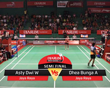 Asty Dwi Widyaningrum (Jaya Raya) VS Dhea Bunga A (Jaya Raya)