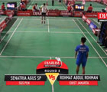 Rohmat Abdul Rohman (Exist Jakarta) VS Senatria Agus SP (SGS PLN)