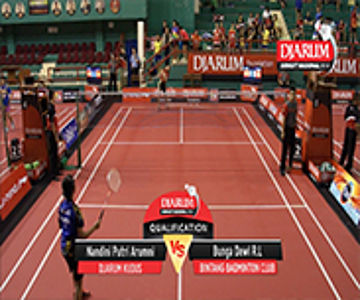 Nandini Putri Arumni (DJARUM KUDUS) VS Bunga Dewi R. L. (BINTANG BADMINTON CLUB) 