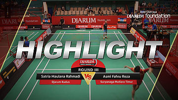 Satria Maulana Rahmadi (Djarum Kudus) VS Asmi Fahru Reza (Suryanaga Mutiara Timur)