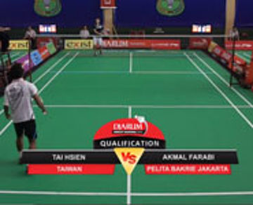Tai Hsien (Taiwan) VS Akmal Farabi (Pelita Bakrie Jakarta)