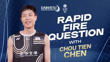 RAPID FIRE QUESTION With Chou Tien Chen
