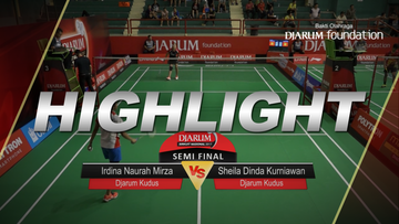 Sheila Dinda Kurniawan (Djarum Kudus) VS Irdina Naurah Mirza (Djarum Kudus)