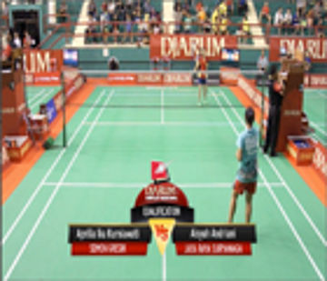 Aprilia Ika Kurniawati (SEMEN GRESIK) VS Aisyah Andriani (JAYA RAYA SURYANAGA)