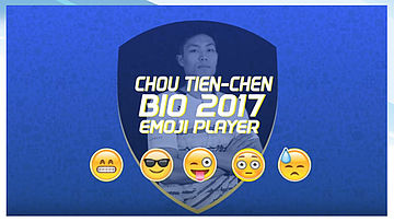 Chou Tien Chen - Emoji Players at BCA Indonesia Open 2017
