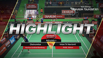 Choirunnisa (Mutiara Cardinal Bandung) VS Intan Tri Novianti Sya'Adah (PUSD Telkom)