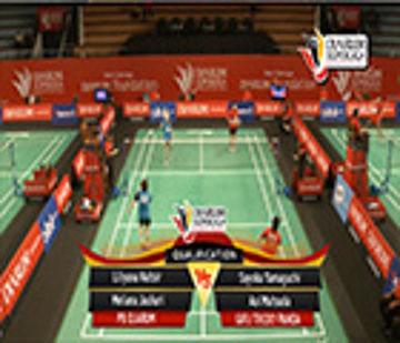 Liliyana Natsir / Meliana Jauhari (PB DJARUM) VS S. Yamaguchi / A. Matsuda (Gifu Tricky Panda) 