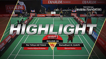 Ramadhani M. Zulkifli (Djarum Kudus) VS Nur Yahya Adi Valeni (Candra Wijaya Pratama)