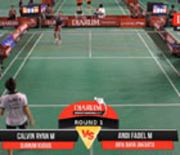 Calvin Ryan M (Djarum Kudus) VS Andi Fadel M (Jaya Raya Jakarta)