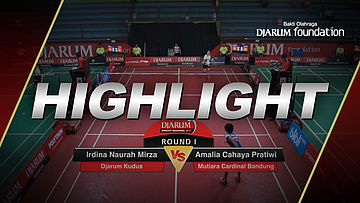 Irdina Naurah Mirza (Djarum Kudus) VS Amalia Cahaya Pratiwi (Mutiara Cardinal Bandung)