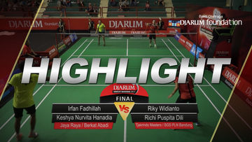 Riky Widianto/Richi Puspita Dili (Tjakrindo Masters) VS Irfan Fadhillah/Keshya Nurvita Hanadia (Jaya Raya/Berkat Abadi)