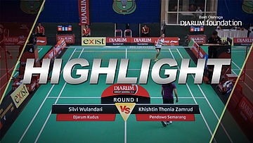 Silvi Wulandari (Djarum Kudus) VS Khistin Thonia Zamrud (Pendowo Semarang)