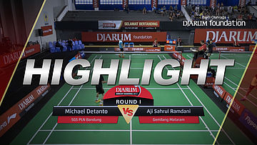 Michael Detanto (SGS PLN Bandung) VS Aji Sahrul R (Gemilang Mataram)