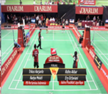 Trikus Harjanto/Nadya Melati (PB PERTAMINA) VS Ridho Akbar/Ery Octaviani (HALIM/PUSDIKLAT JAYA RAYA)