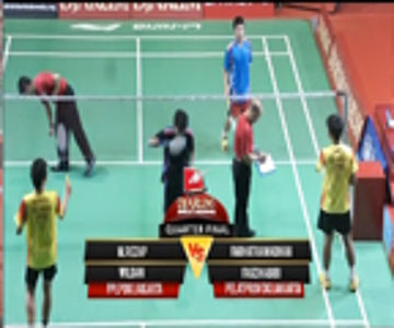 M.Reza / P.Wildan (PPLP DKI JAKARTA) VS Farhat Ramadhan / Fauzi Habibi (PELATPROV DKI JAKARTA) 