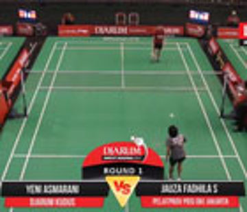 Jauza Fadhila S (Pelatprov PBSI DKI JAKARTA) VS Yeni Asmarani (Djarum Kudus)