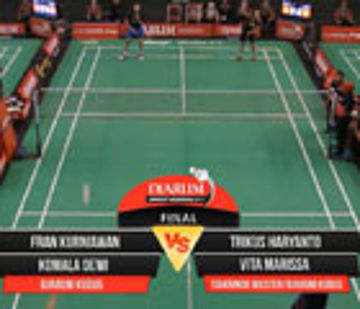Fran Kurniawan/Komala Dewi (Djarum Kudus) VS Trikus Haryanto/Vita Marissa (Tjakrindo Master/Djarum Kudus)
