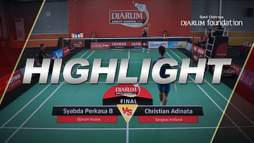 Syabda Perkasa Belawa (Djarum Kudus) VS Christian Adinata (Tangkas Intiland)
