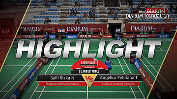 Saifi Rizka Nurhidayah (Mutiara Cardinal Bandung) VS Angelica Febriana Timporok (Mutiara Cardinal Bandung)