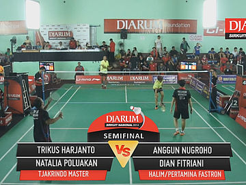 Trikus Harjanto/Natalia Poluakan (PB TJAKRINDO MASTER/PB TANGKAS) VS Anggun Nugroho/Dian Fitriani (PB HALIM/PB PERTAMINA FASTRON)