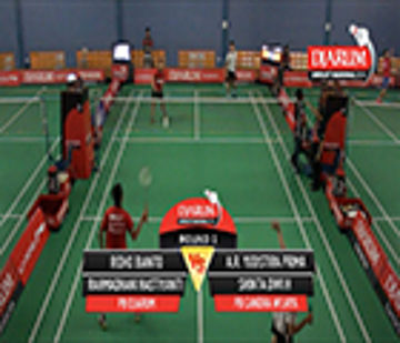 Ridho Bianto P. / Rahmadhani Hastiyanti P. (PB DJARUM) VS A.R. Yudistira Prima / Shinta Dwi H. (CANDRA WIJAYA)