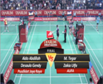 Aldo Abdillah/Desaula Gendy (PUSDIKLAT JAYA RAYA) VS M.Tegar/Zakia Ulfa (AUFA)